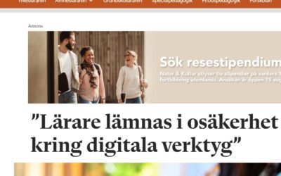 Debattartikel i Vi Lärare
